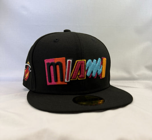 New Era 59FIFTY 2022 Miami Heat City Edition Fitted 7