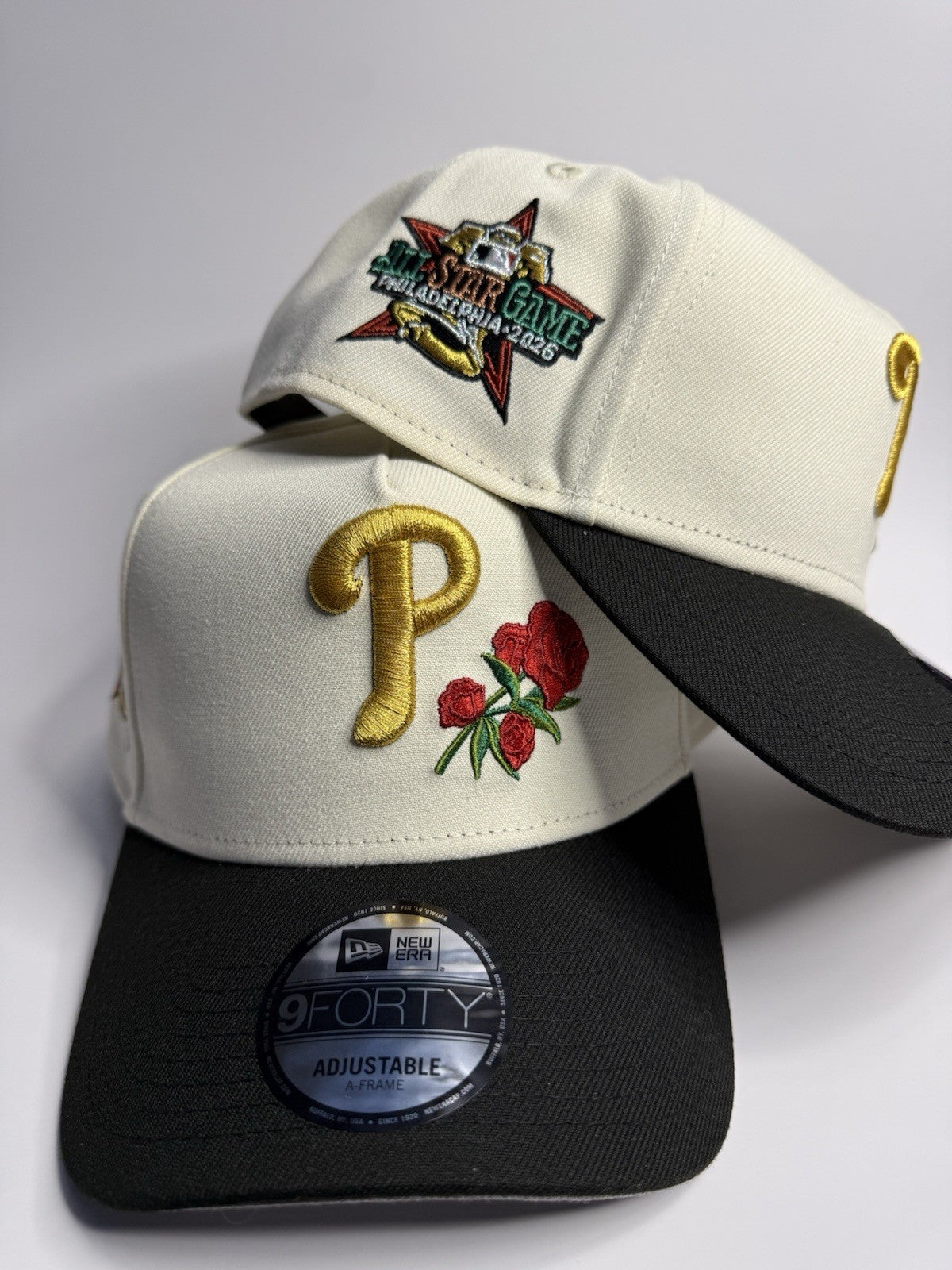 New Era 9FORTY A-Frame Philadelphia Phillies Rose 2026 All-Star Game Patch Hat