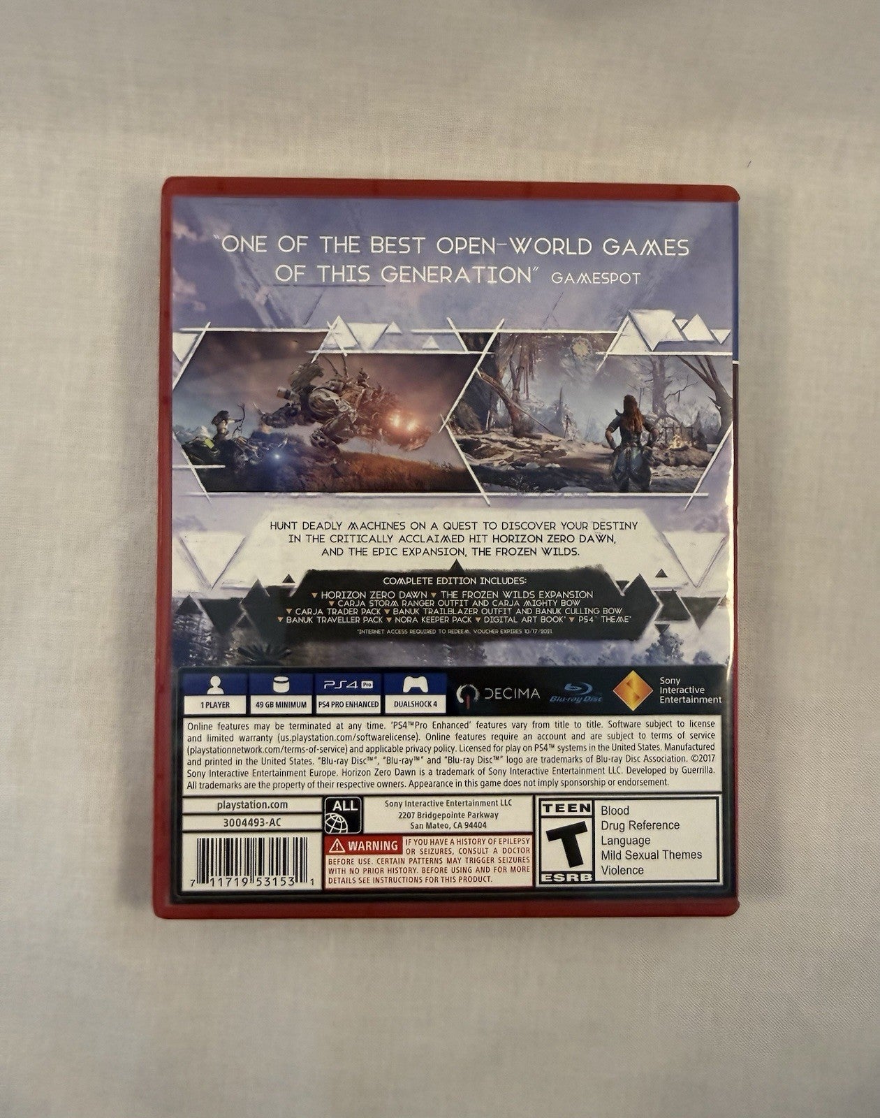 Horizon Zero Dawn Complete Edition Hits - Sony PlayStation 4