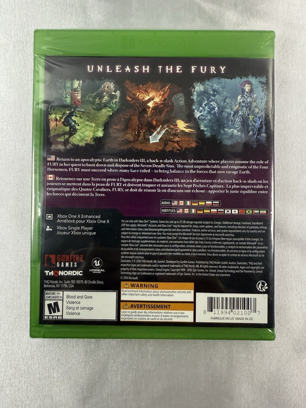 Darksiders III – Xbox One – Brand New & Sealed | THQ Nordic