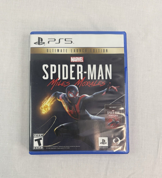 Marvel Spider-Man Miles Morales PS5 CIB Complete Tested