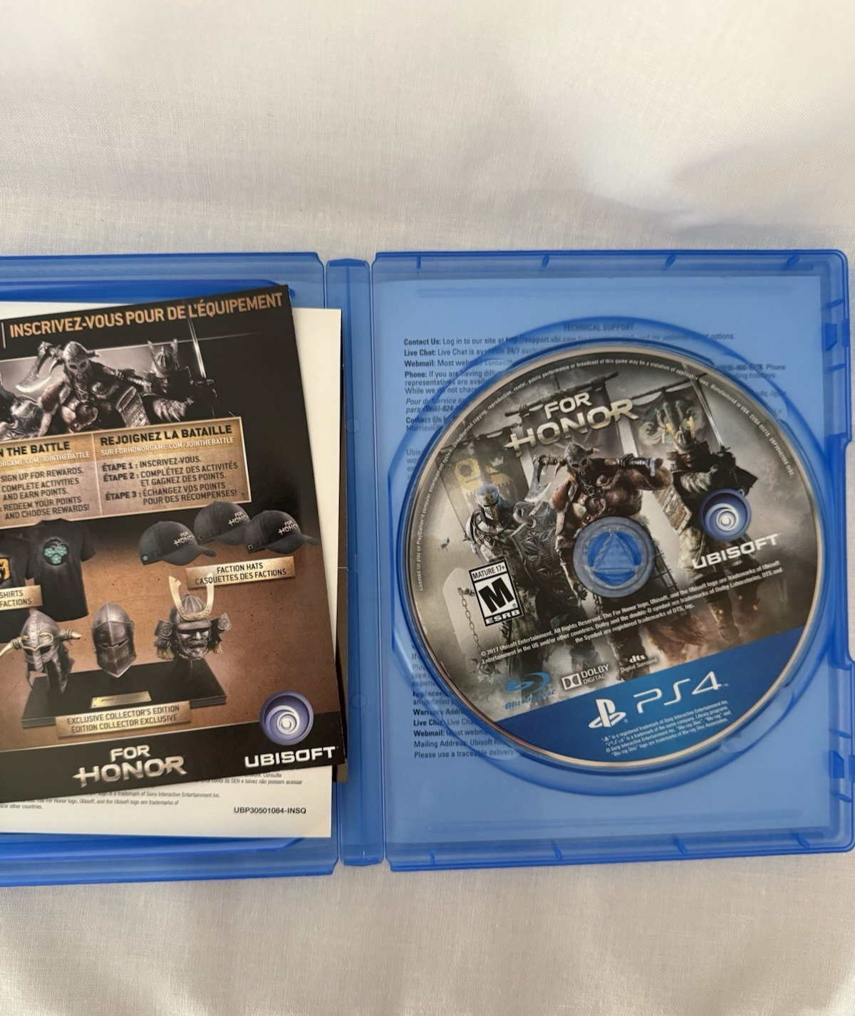 For Honor (Sony PlayStation 4, 2017)