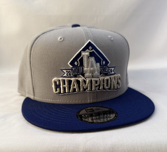 New Era 9Fifty A-Frame Los Angeles Dodgers 2024 World Series Champions Snapback