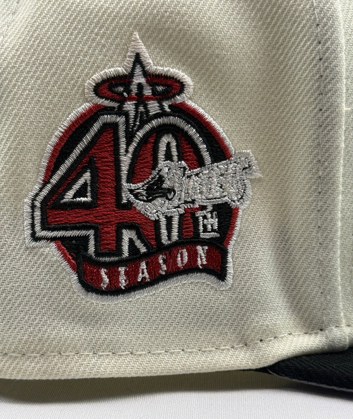 Angels 40th Season New Era 9FIFTY Snapback Off White Black