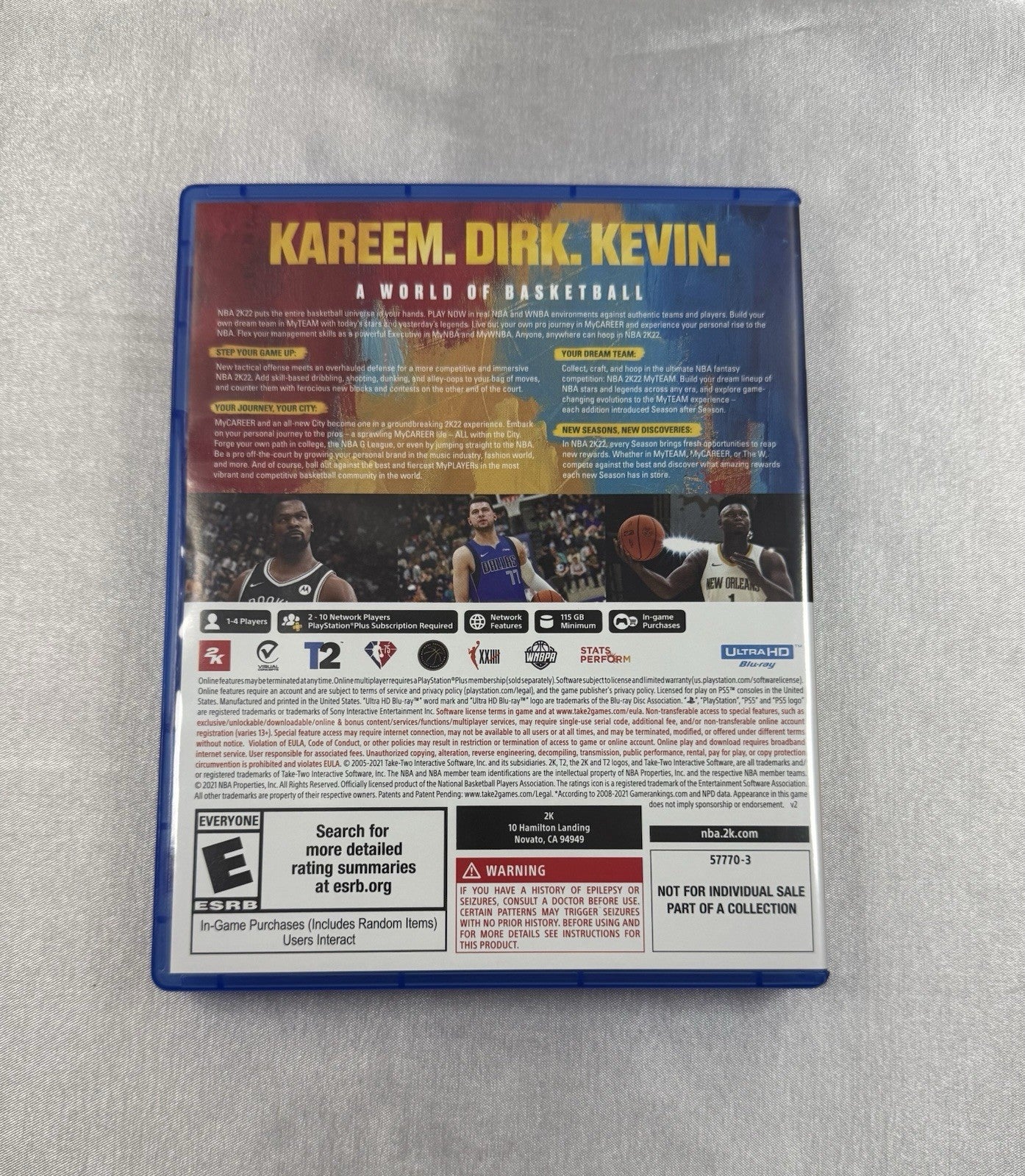 NBA 2K22 – 75th Anniversary Edition (PS5) | Tested & Working | Complete-In-Box