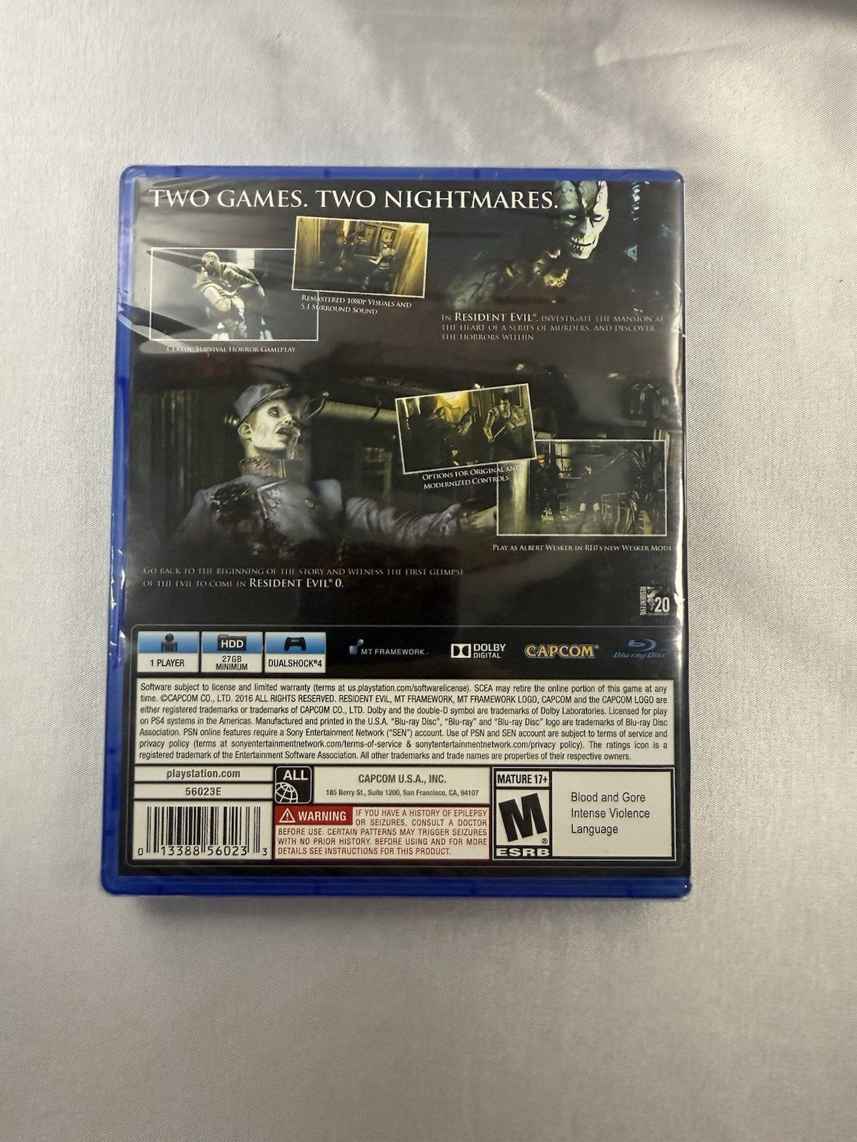 Resident Evil: Origins Collection – PS4 | Brand New & Factory Sealed