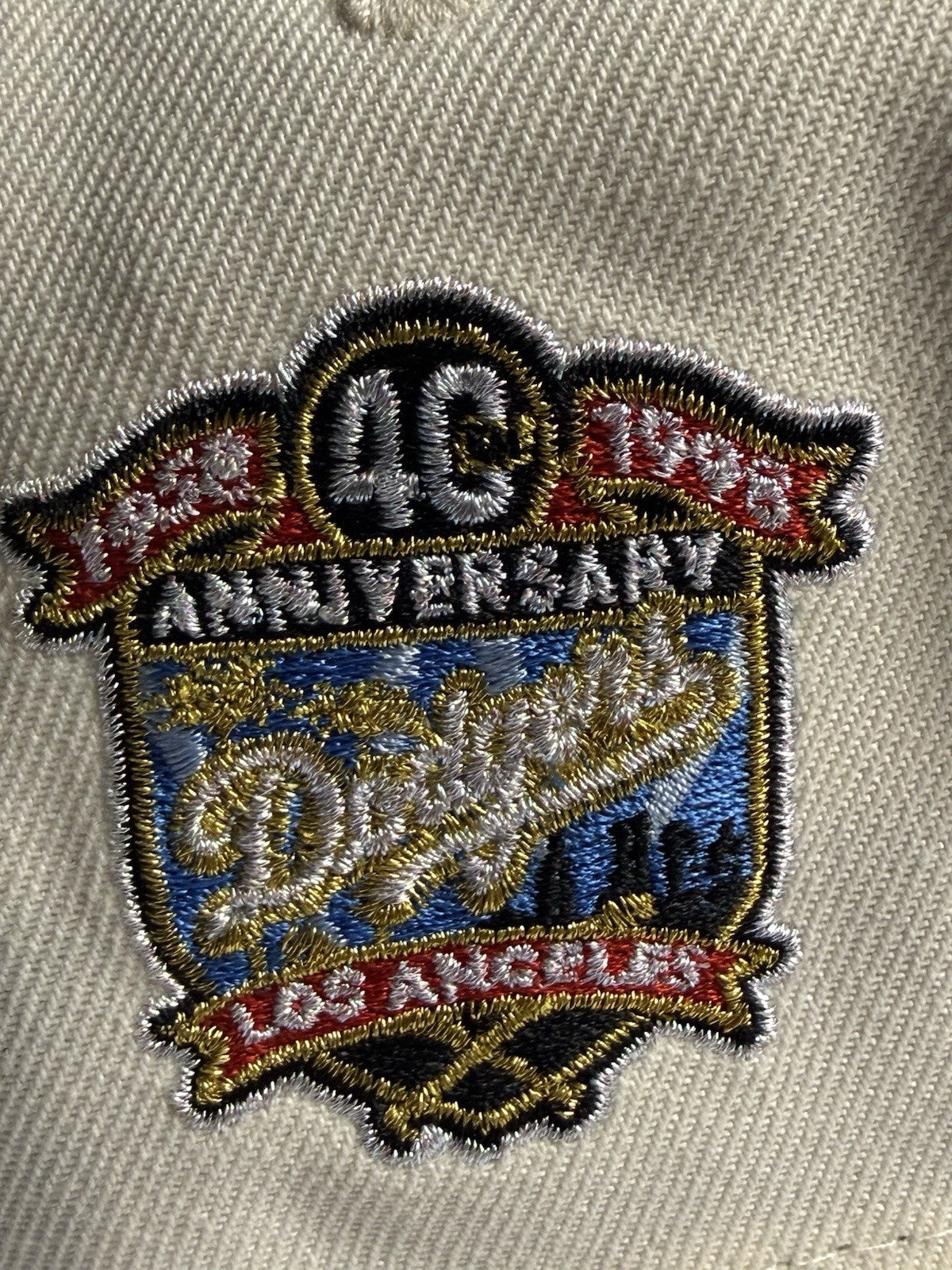 New Era 9FORTY A-Frame Los Angeles Dodgers Rose 40th Anniversary Patch Snapback