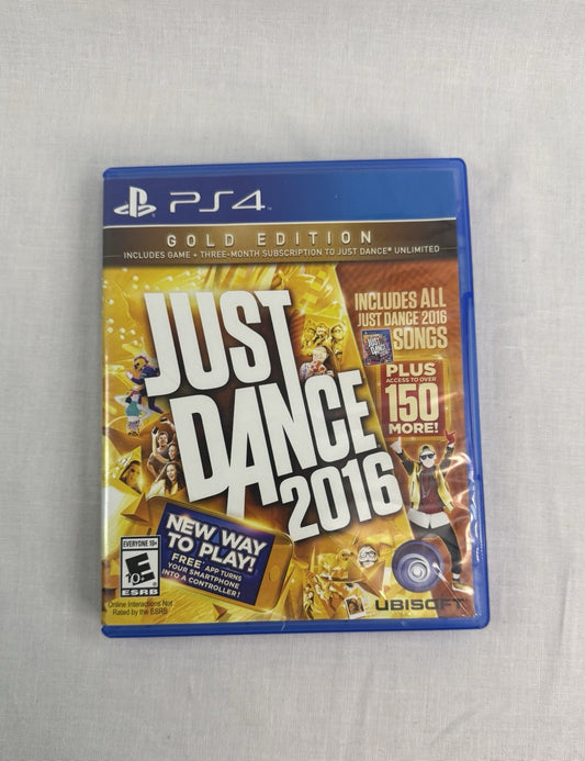 Just Dance 2016 (Gold Edition Cover) – PS4 | CIB Complete | Tested | Ubisoft