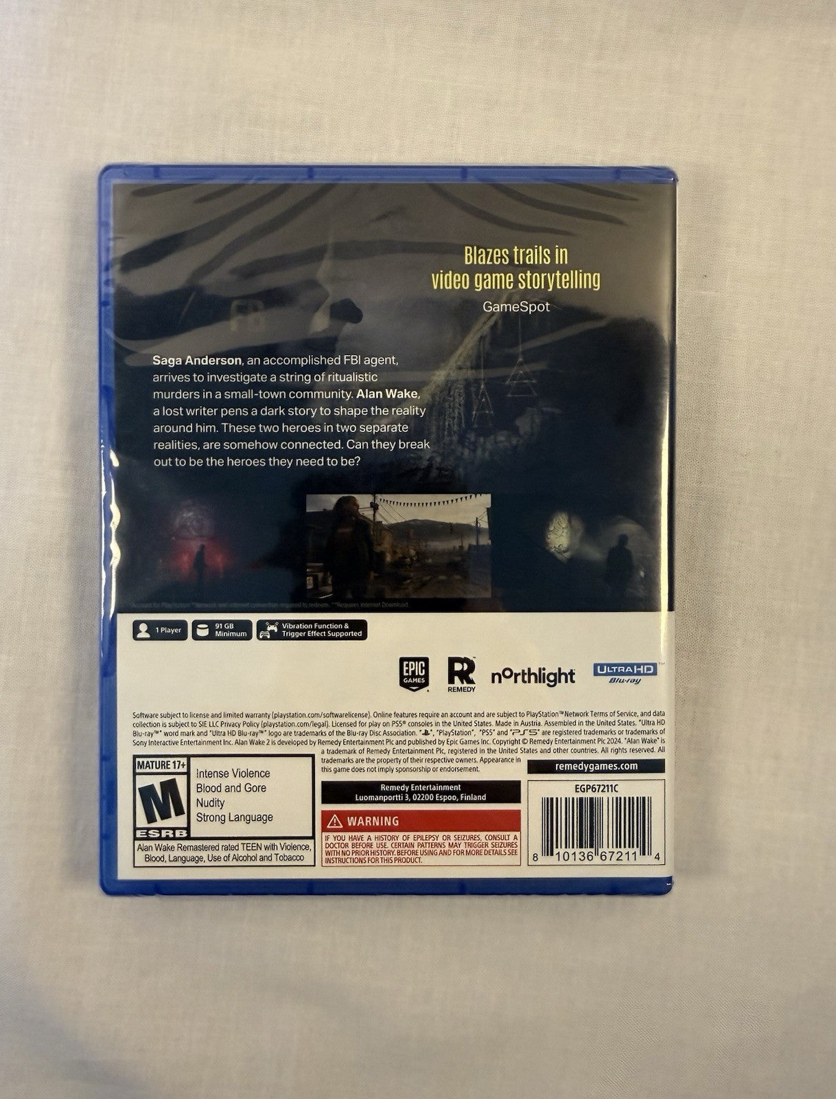 Alan Wake II: Deluxe Edition | Sony PlayStation 5 (PS5) 2024