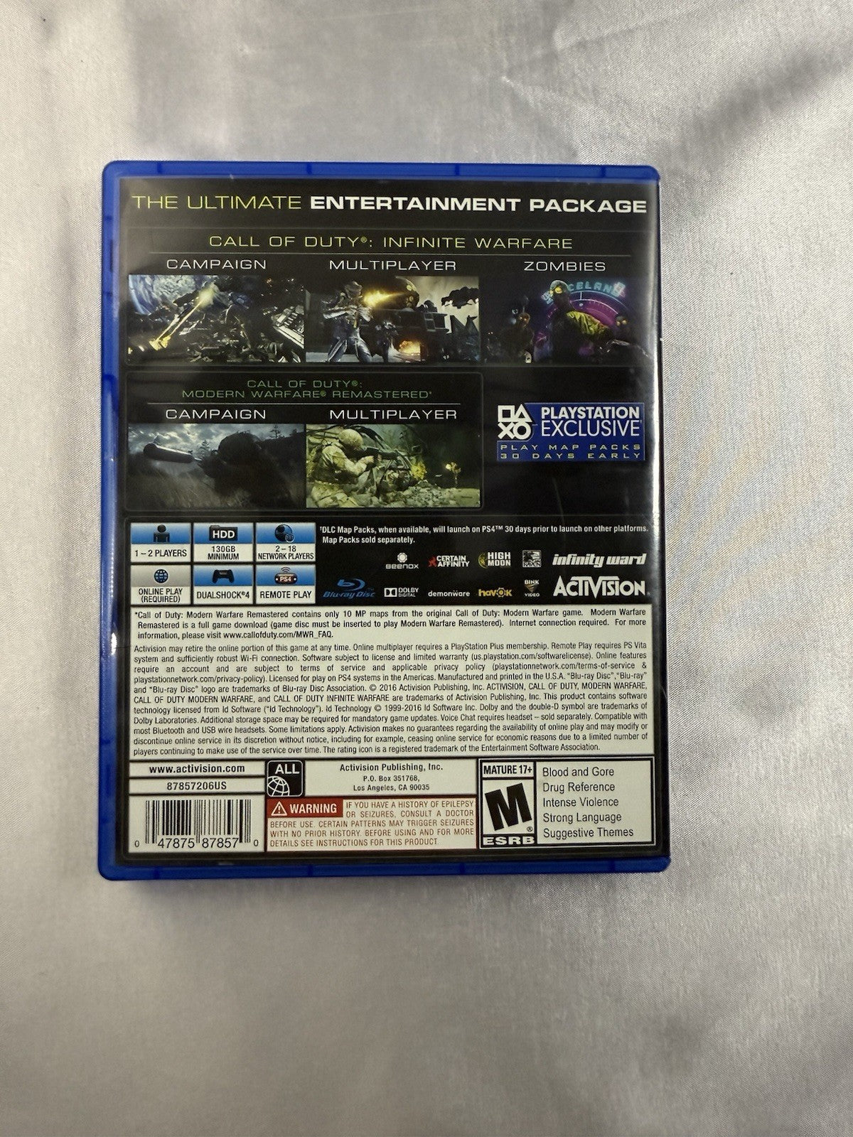 Call of Duty Infinite Warfare Legacy Edition (Sony PlayStation 4 - Used)