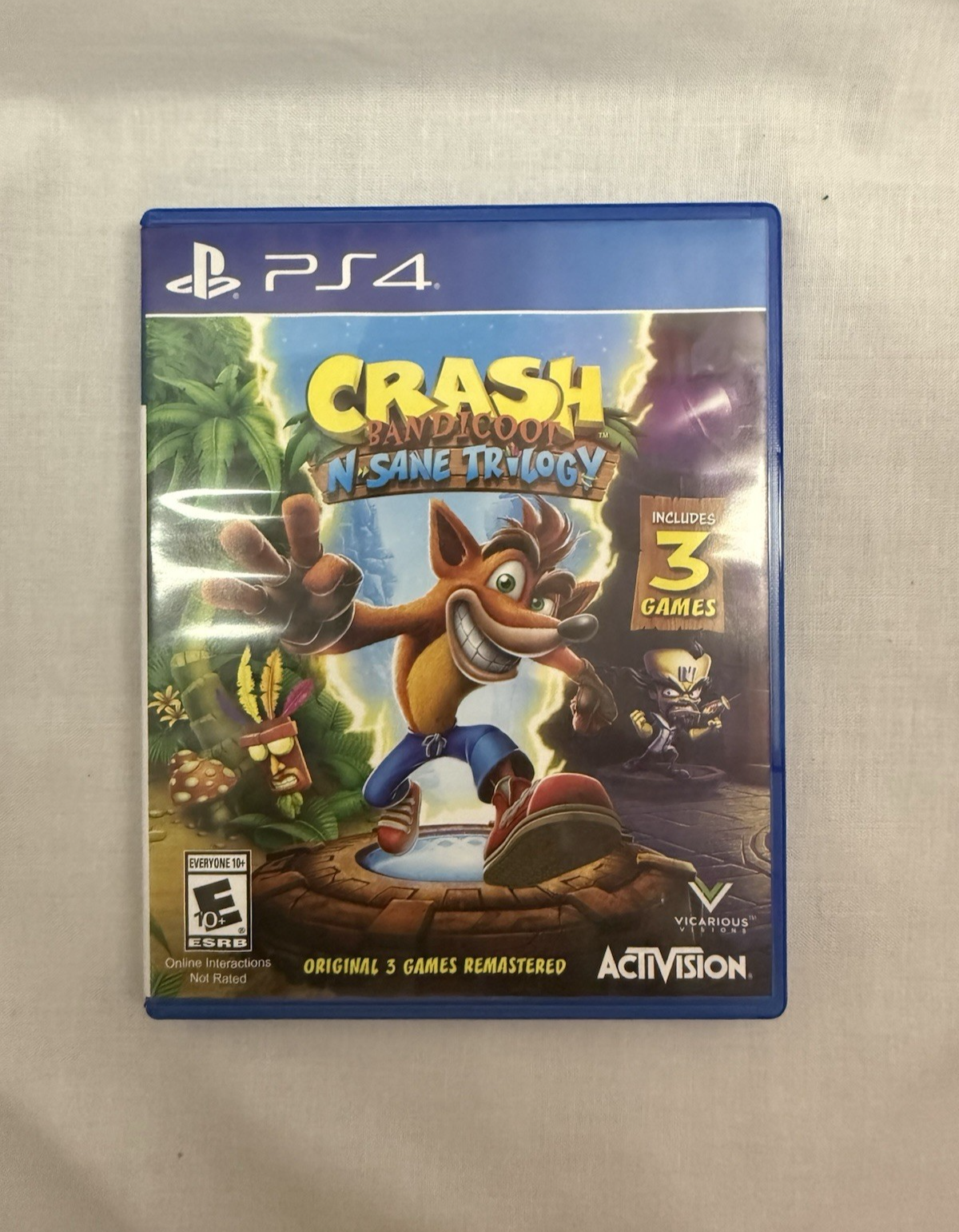 Crash Bandicoot N. Sane Trilogy | PS4  Used | Complete In Box (CIB)