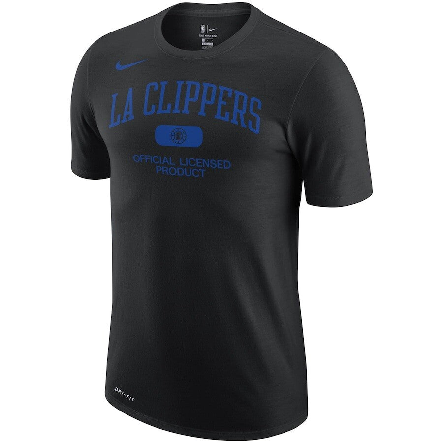 Men's LA Clippers Nike Black Essential Heritage Performance Medium Tee