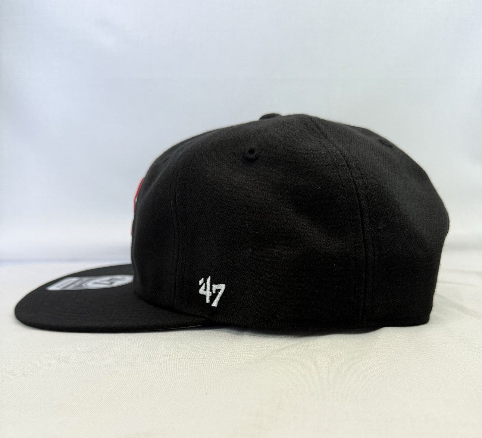 ‘47 Brand Black Dome Sureshot Captain Boston Red Sox Adjustable Hat - Black