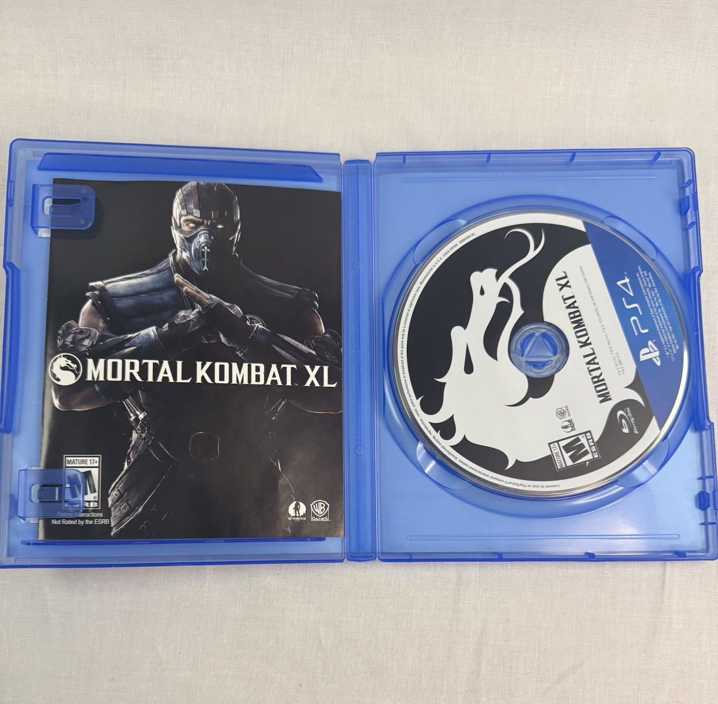 Mortal Kombat XL PS4 CIB Complete Tested All DLC Fighters