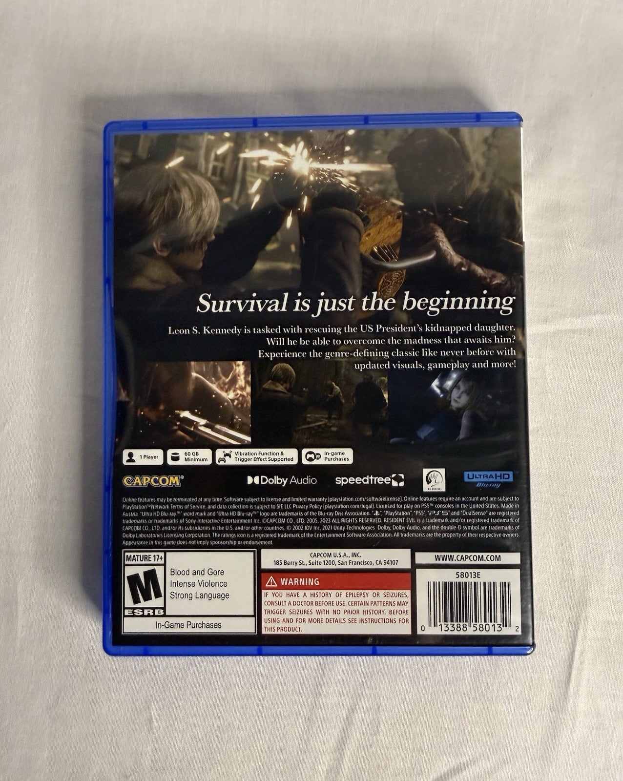 Resident Evil 4 PS5 Remake CIB Complete Tested Capcom
