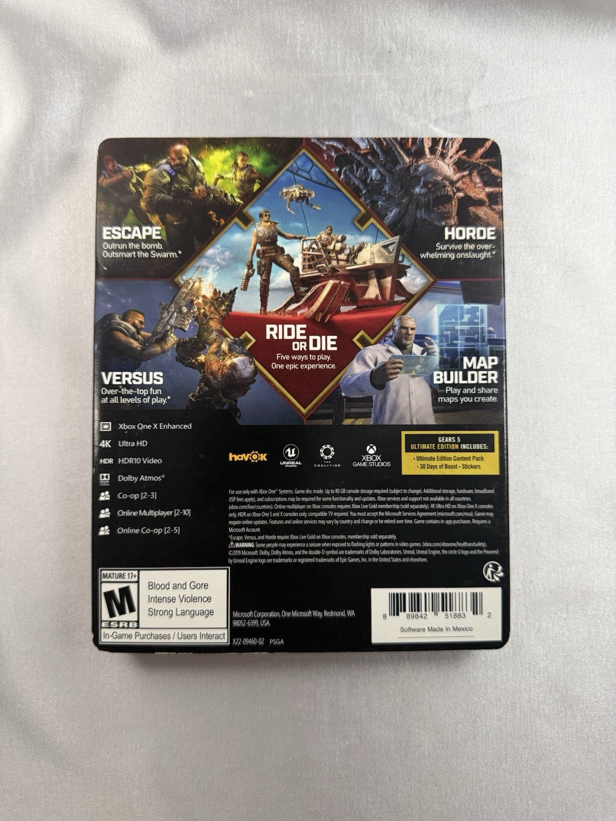 Gears 5 – Ultimate Edition Steelbook (Xbox One / Series X | Complete in Box )