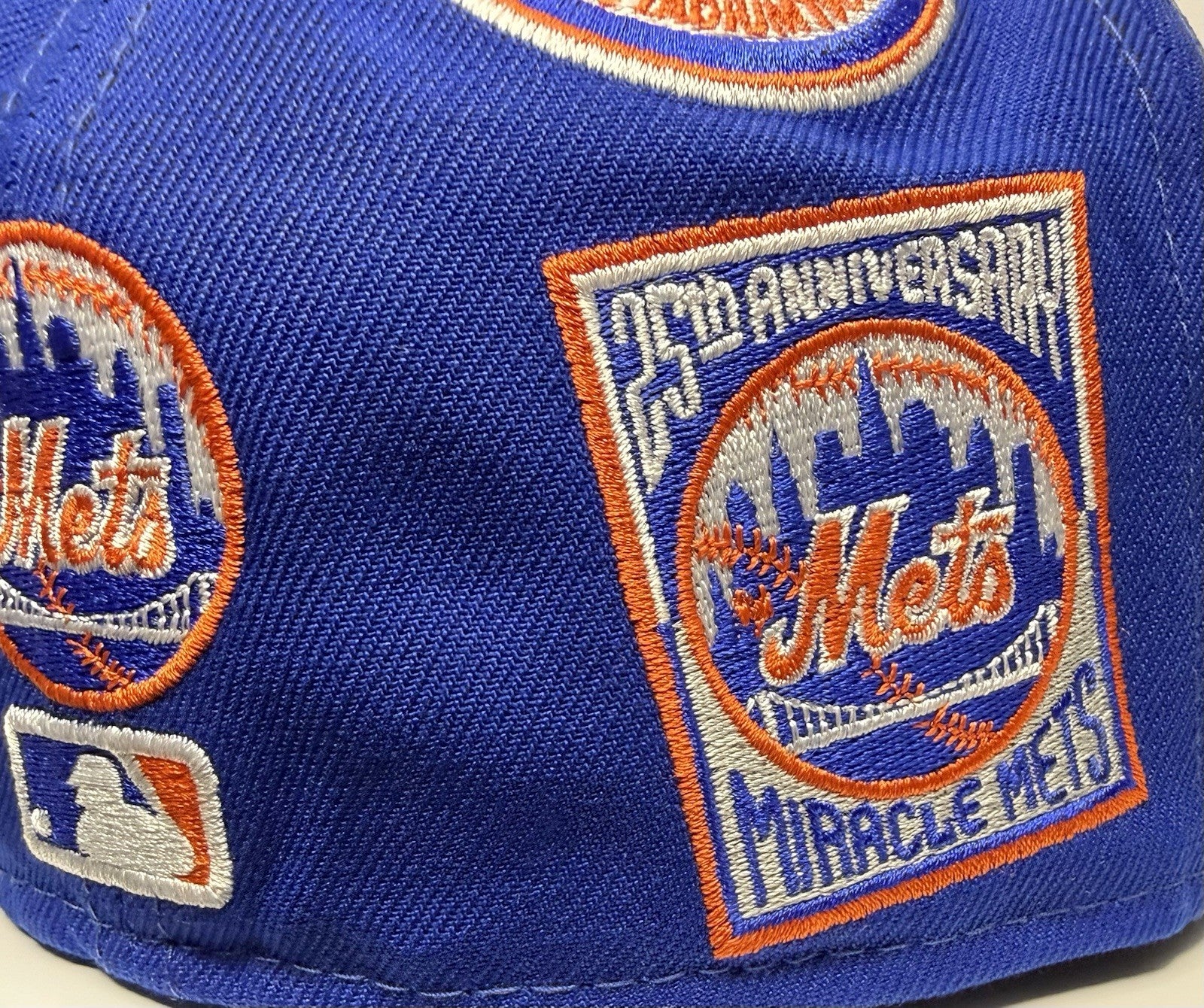 New Era 59FIFTY New York Mets “All Over Patch” Fitted Hat 7 3/8-Royal / Grey UV