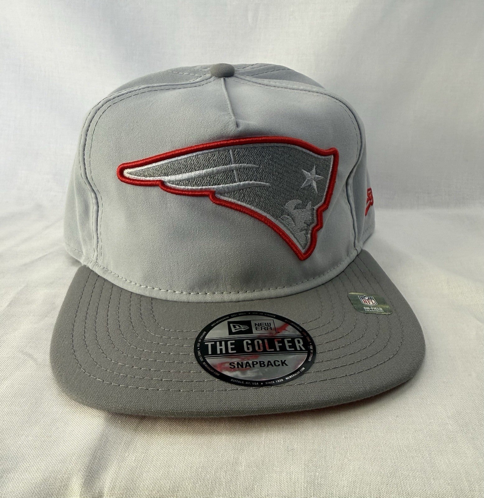 New England Patriots New Era 2024 NFL Training Camp Golfer Snapback Hat 