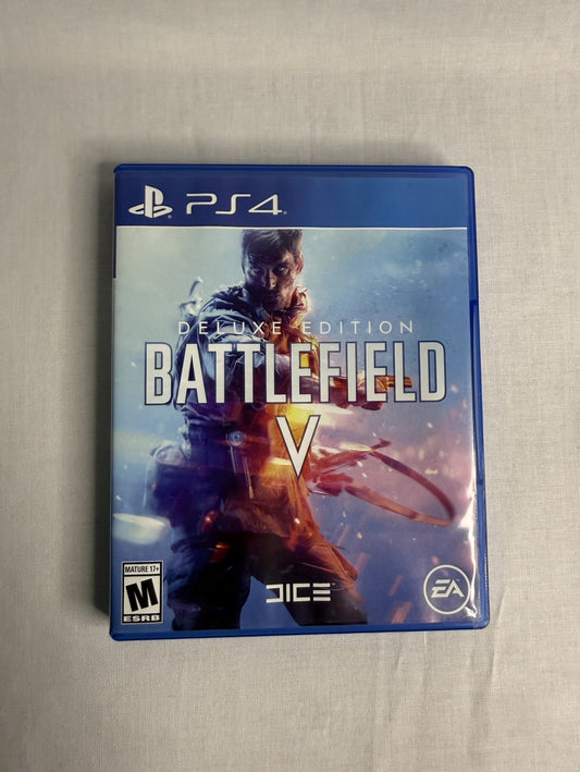 Battlefield V PS4 Deluxe Edition Game CIB Tested Working BFV PlayStation 4