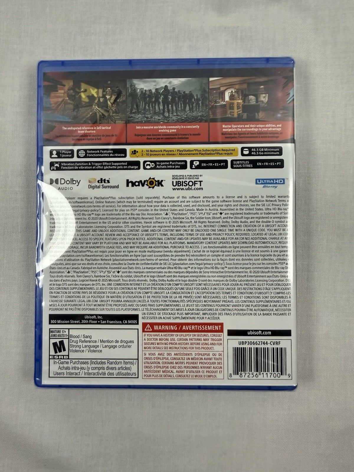 Tom Clancy’s Rainbow Six Siege X – Elite Edition | PS5 - Brand New & Sealed