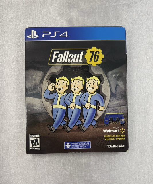 Fallout 76 – PS4 | Walmart Exclusive Steelbook Edition | Complete Set