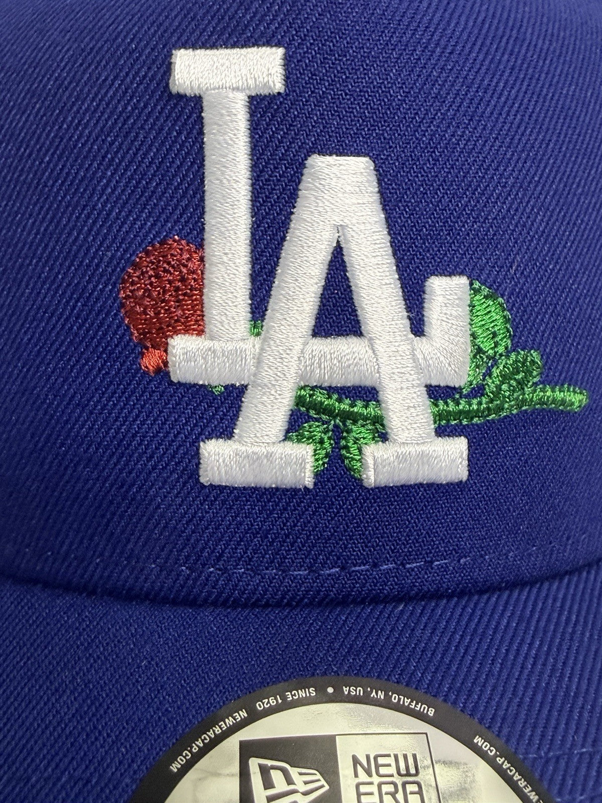 New Era 9FORTY A-Frame Los Angeles Dodgers “Rose” 🌹 Snapback – Royal Blue