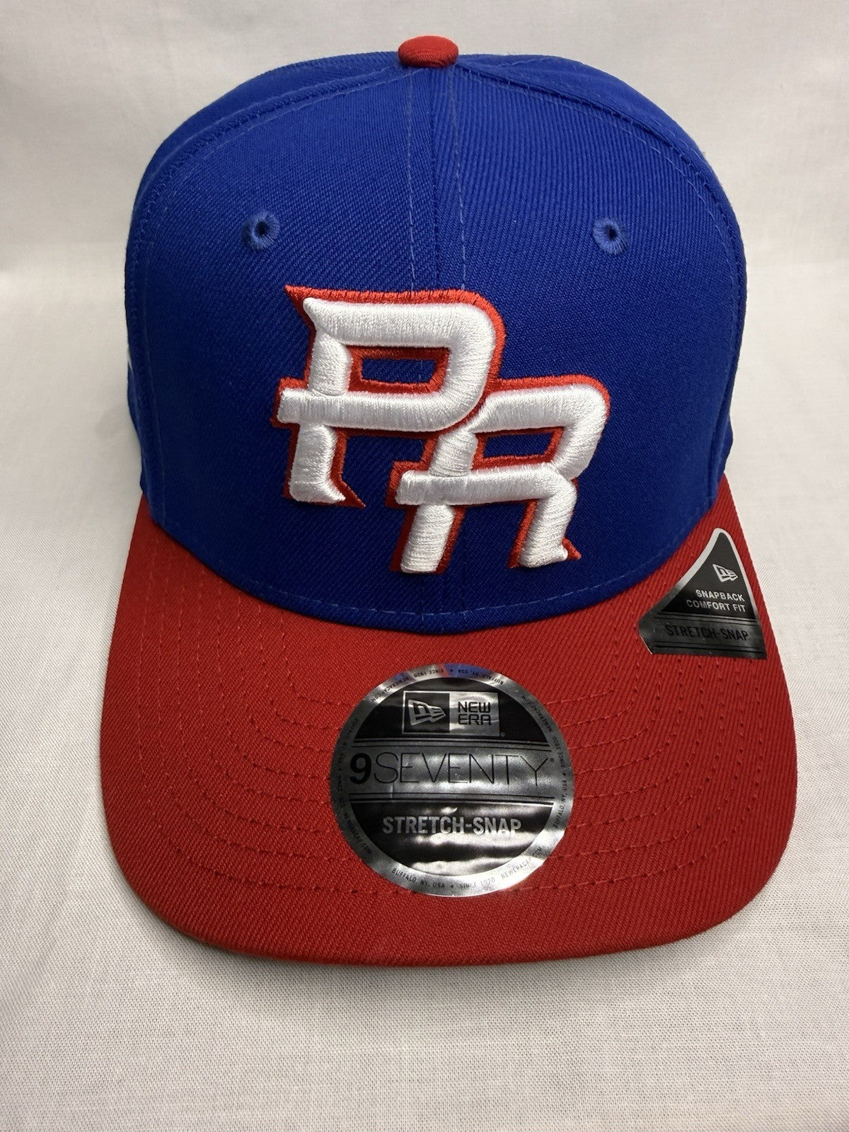 New Era 9SEVENTY Puerto Rico 2026 World Baseball Classic Snapback Hat Royal Red