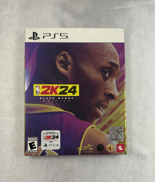NBA 2K24 – Black Mamba Edition (PS5) | Brand New & Factory Sealed | Kobe Bryant