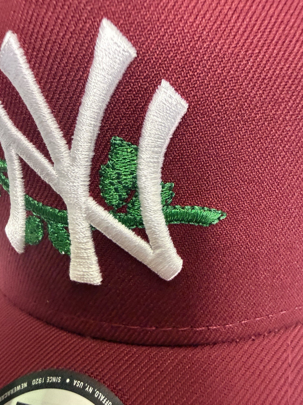 New Era 9FORTY A-Frame New York Yankees “Rose” Snapback 🌹 Cardinal Red