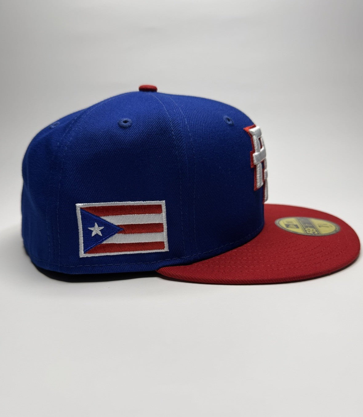 New Era 59FIFTY Puerto Rico WBC 2026 Fitted Hat – Royal/Red - Size 7 3/8