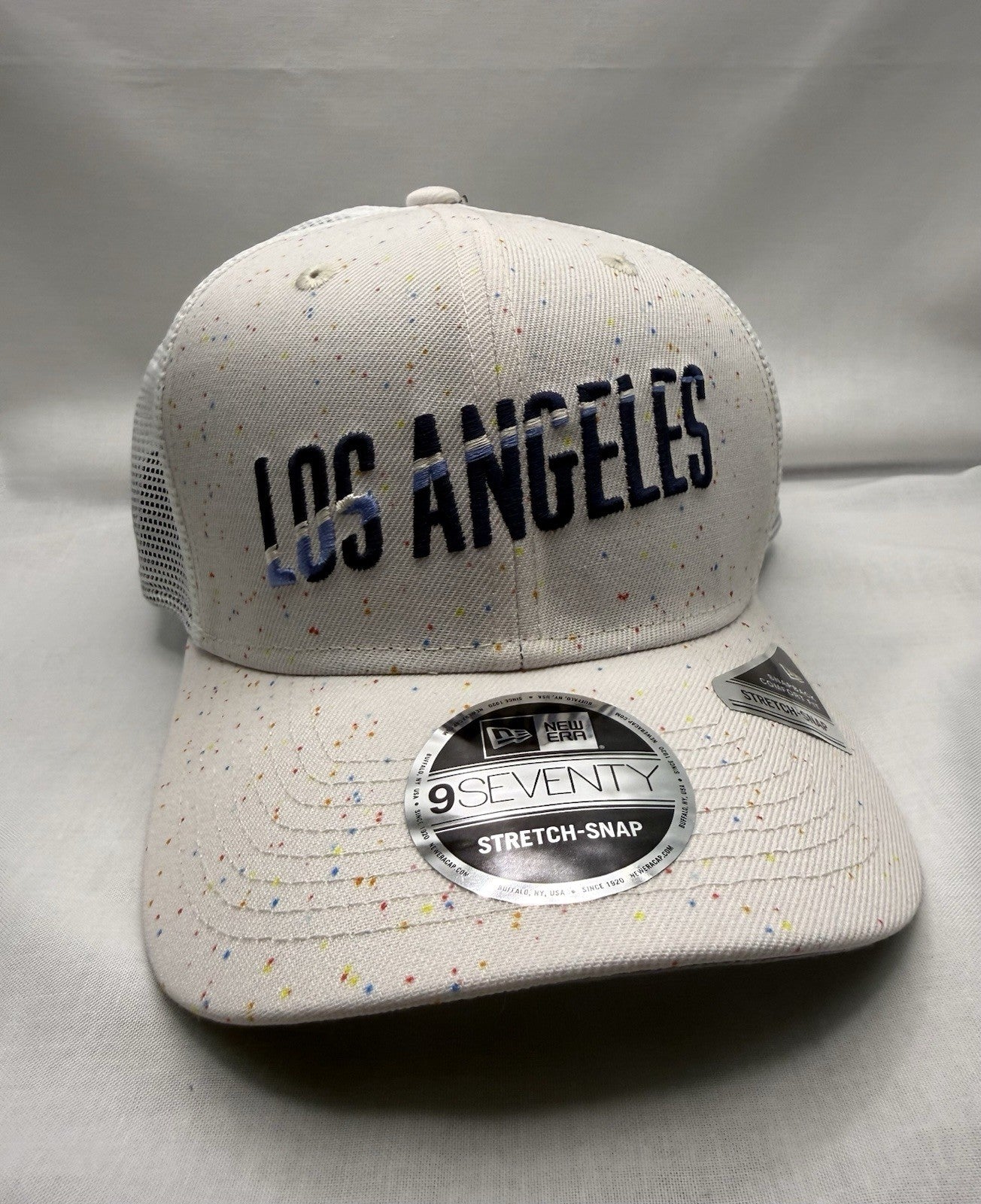 New Era 9Seventy Los Angeles Dodgers 2024 City Connect Speckle Snapback Trucker