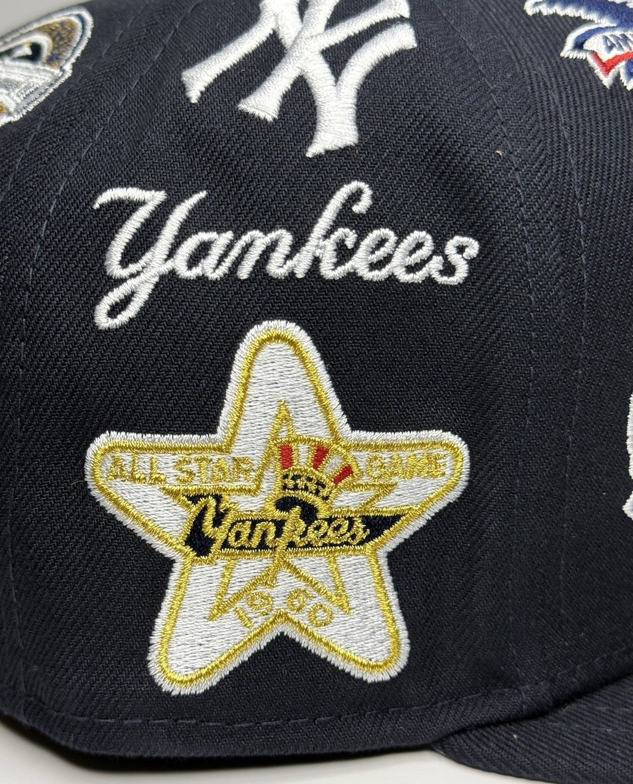 New Era 59FIFTY New York Yankees “All Over Patch” Fitted 7 1/4 Black / Grey UV