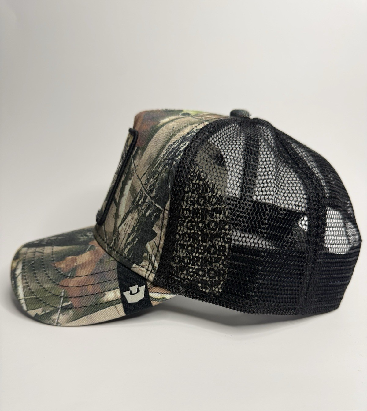 Goorin Bros “LONE WOLF” Trucker Hat – Camouflage – Adjustable Snapback