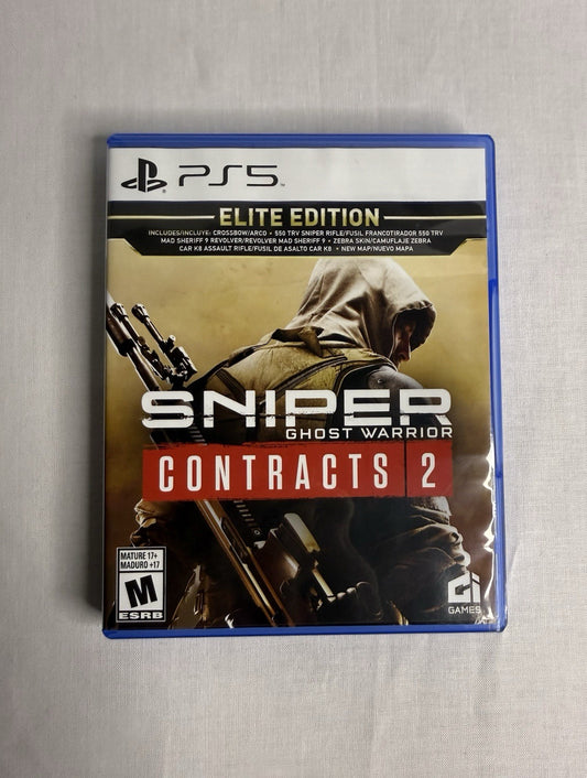Sniper Ghost Warrior Contracts 2 Elite Edition PS5 Game CIB Tested Working