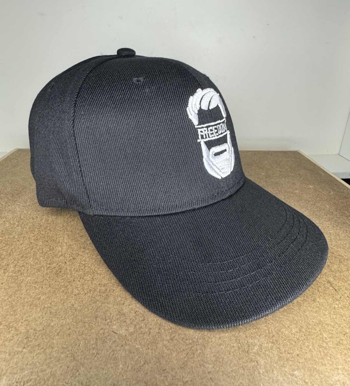 Freedom Beard Trucker Hat – Black & White Edition