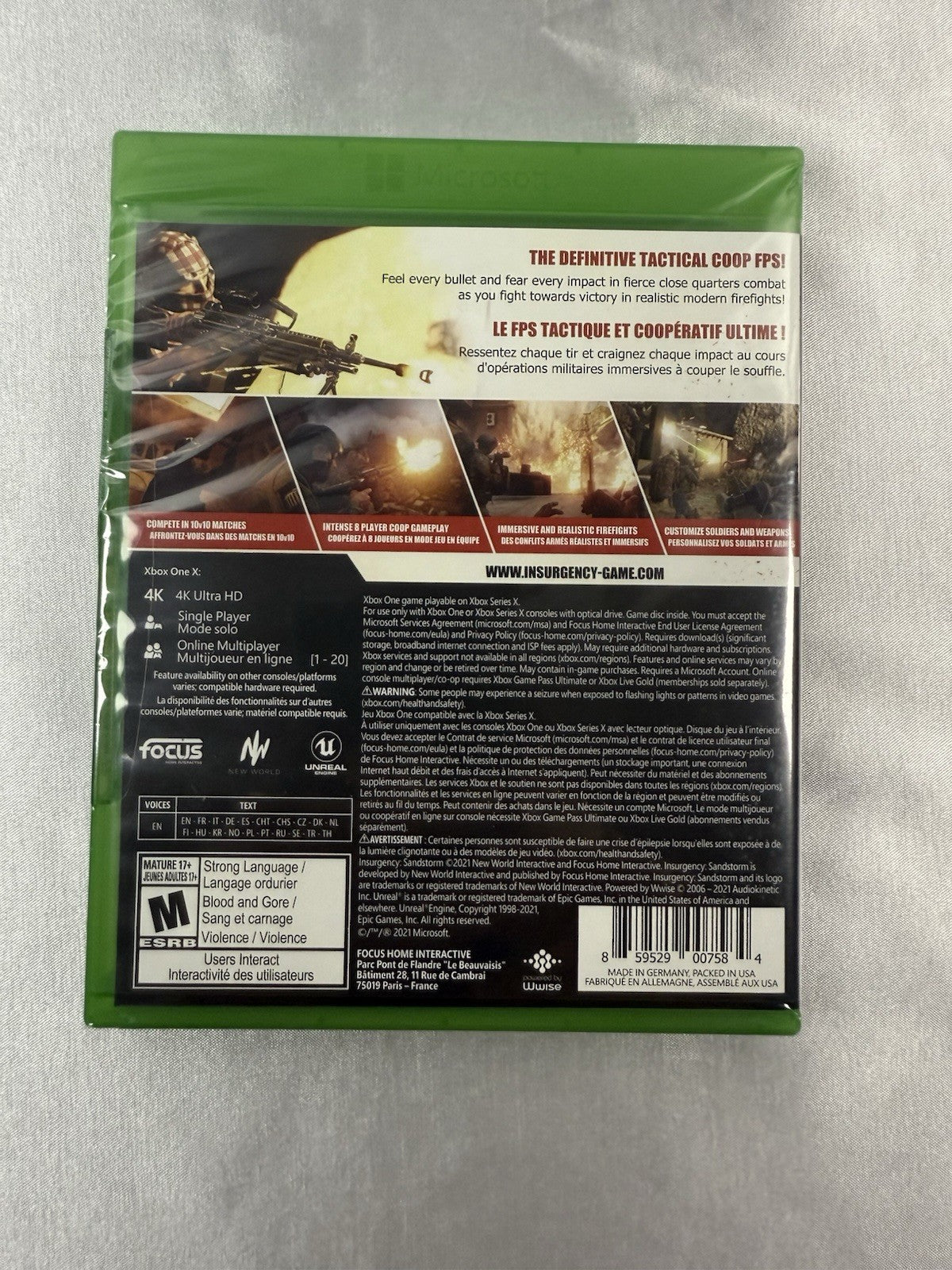 Insurgency: Sandstorm – Xbox One / Xbox Series X – Brand New & Sealed
