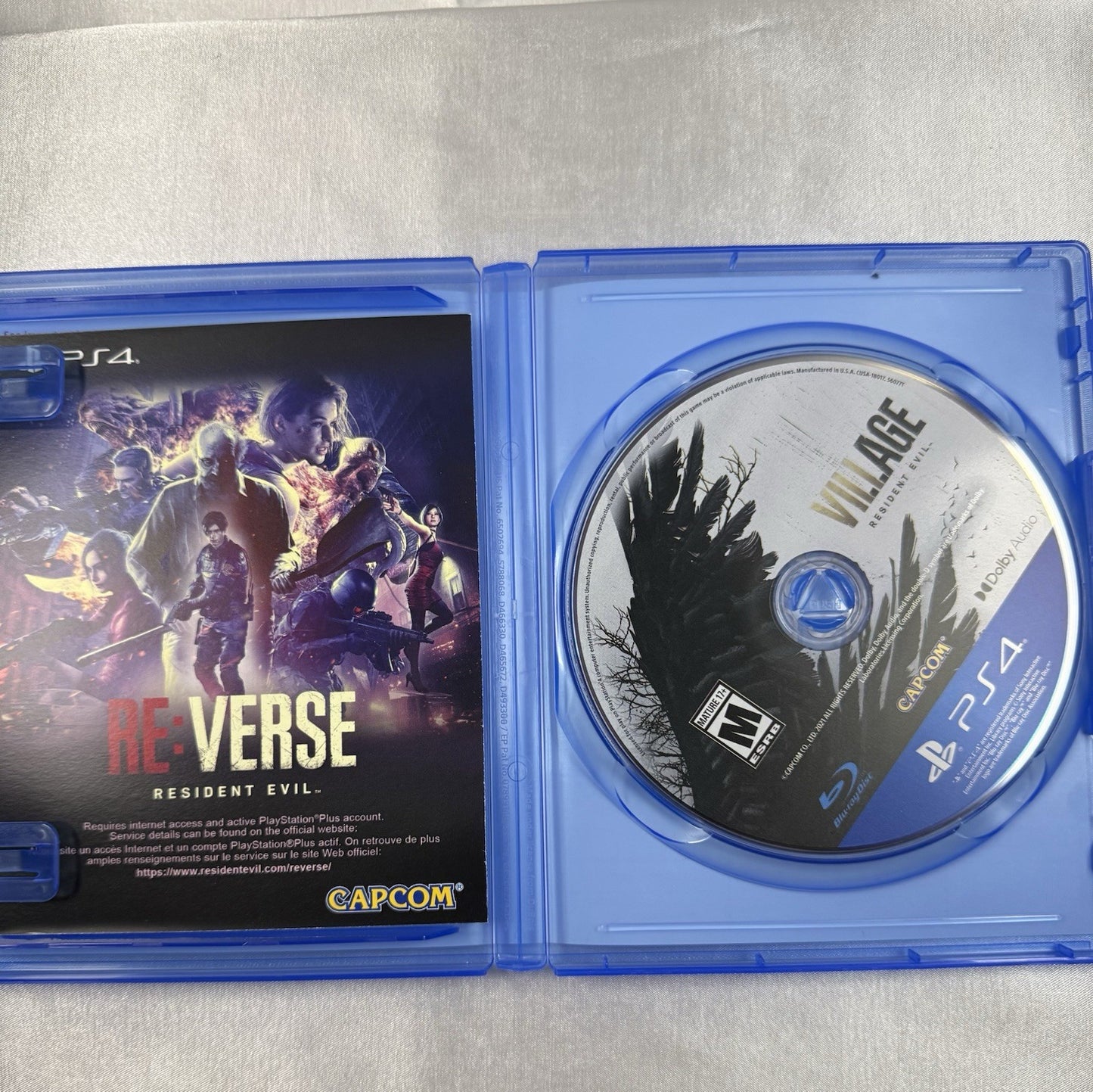Resident Evil Village (PS4) | CIB | Tested & Working | Complete-In-Box