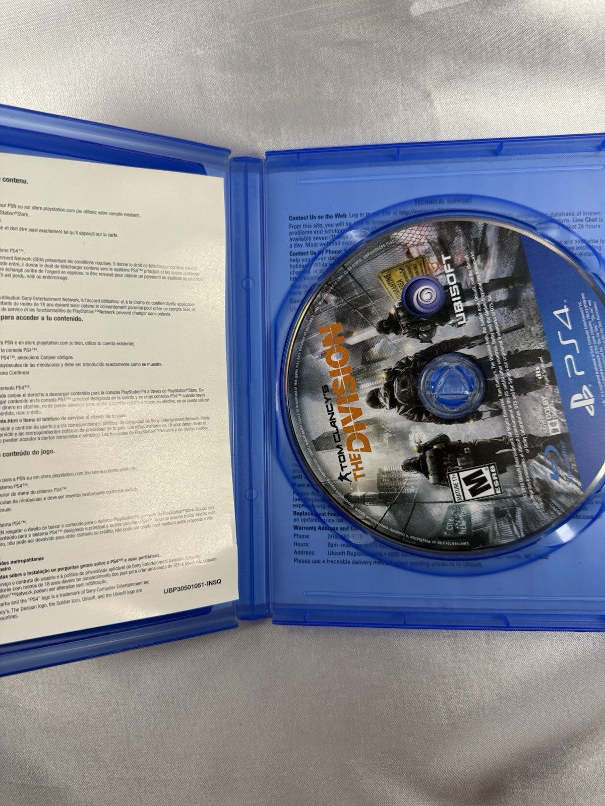 Tom Clancy's The Division PS4 PlayStation 4 - Used. Complete CIB
