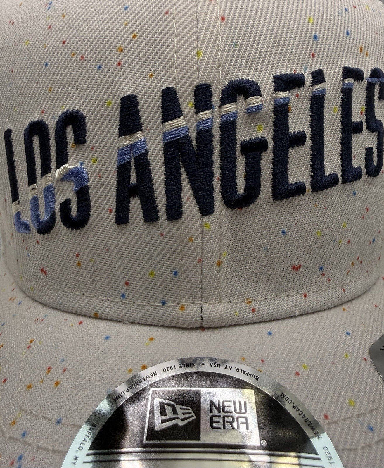 New Era 9Seventy Los Angeles Dodgers 2024 City Connect Speckle Snapback Trucker