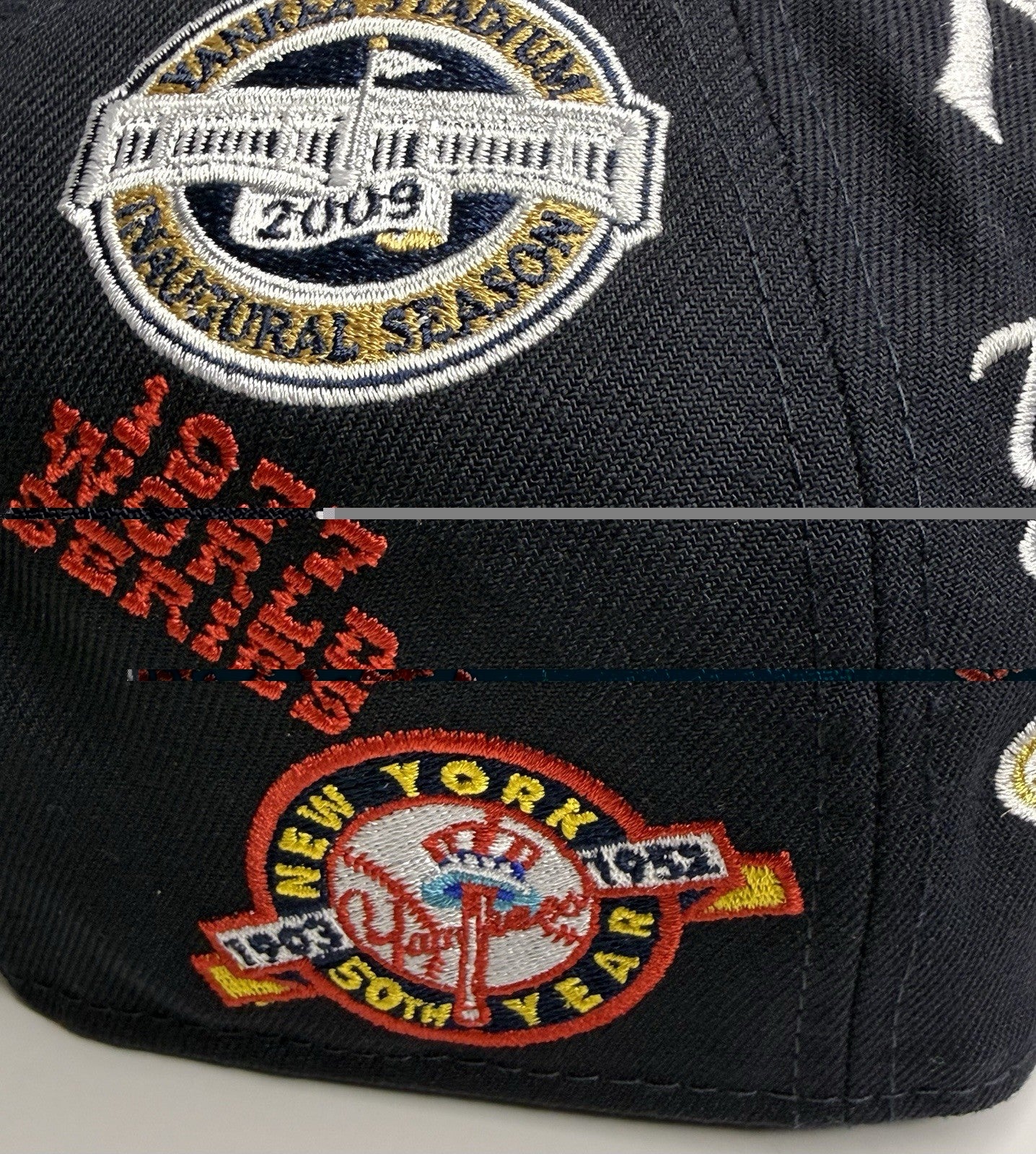 New Era 59FIFTY New York Yankees “All Over Patch” Fitted 7 1/4 Black / Grey UV