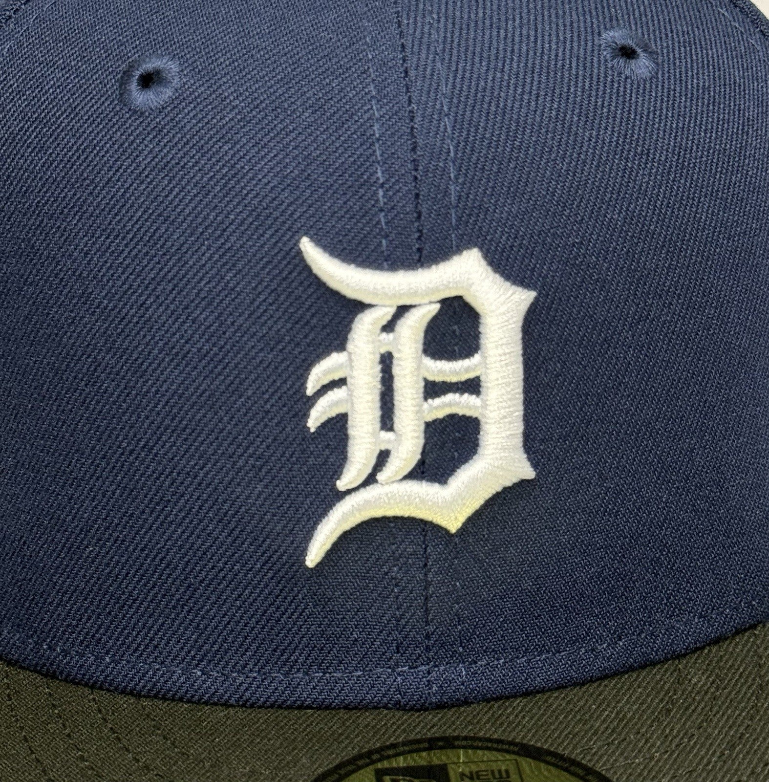 New Era 59FIFTY Detroit Tigers Fitted Hat – Navy/Black – Size 7 1/2