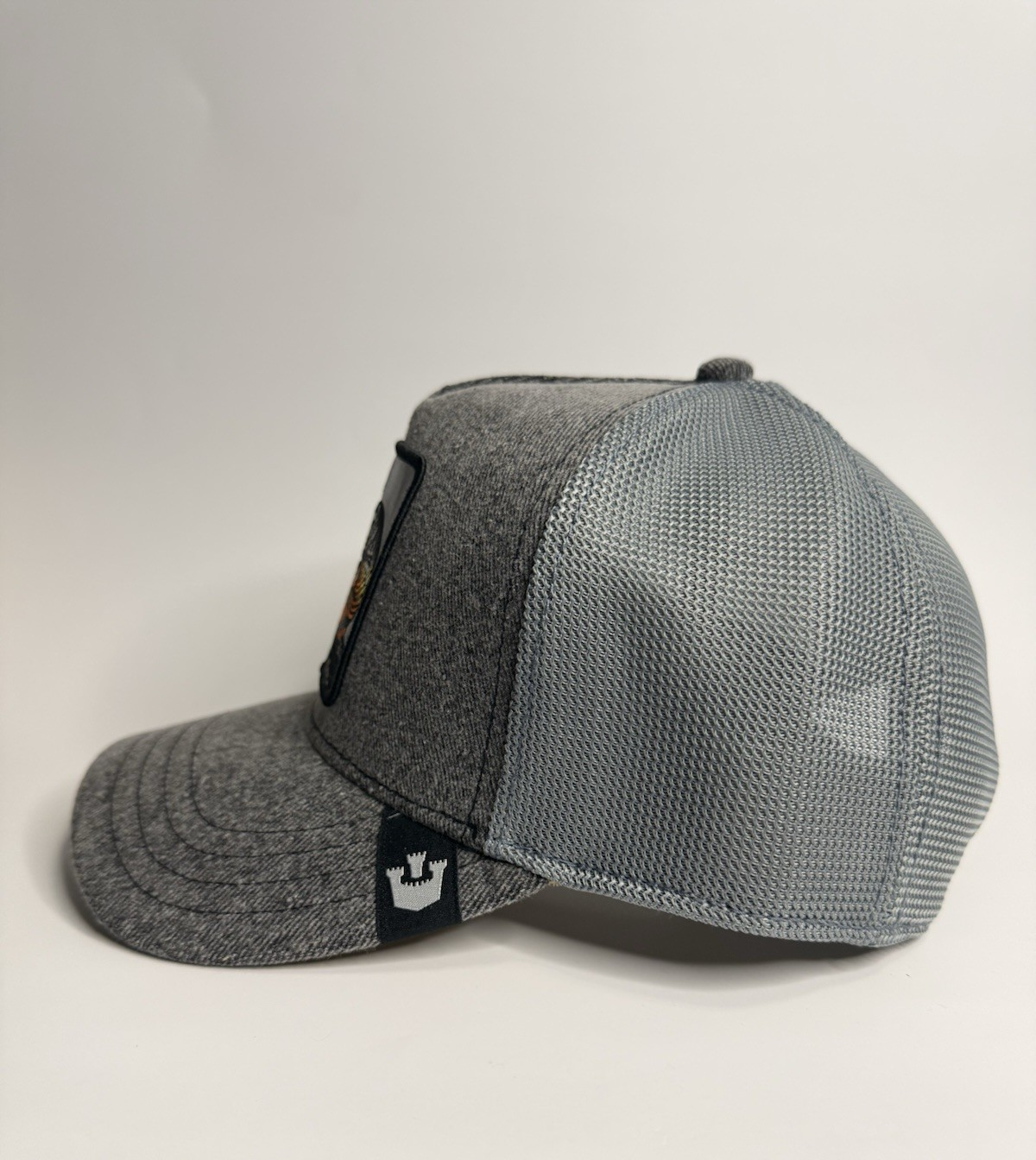 Goorin Bros “MAMBA” Trucker Hat – Grey – Adjustable Snapback