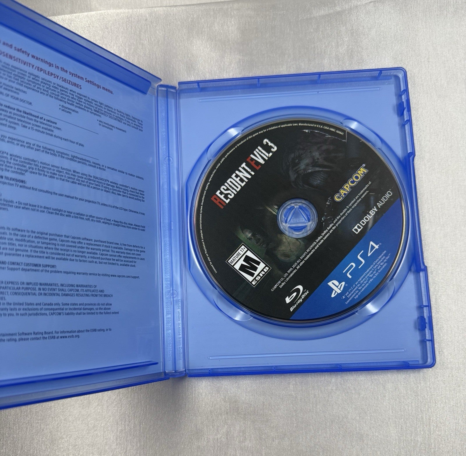 Resident Evil 3 (PS4) | CIB | Tested & Working | Complete-In-Box