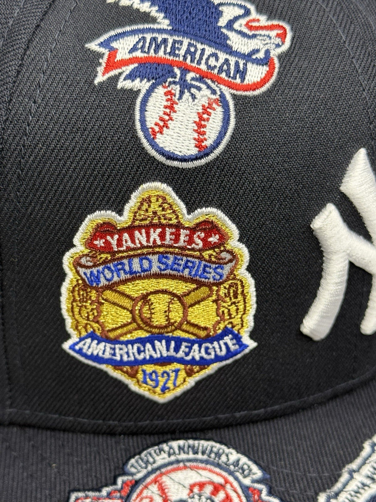 New Era 59FIFTY New York Yankees “All Over Patch” Fitted 7 1/4 Black / Grey UV