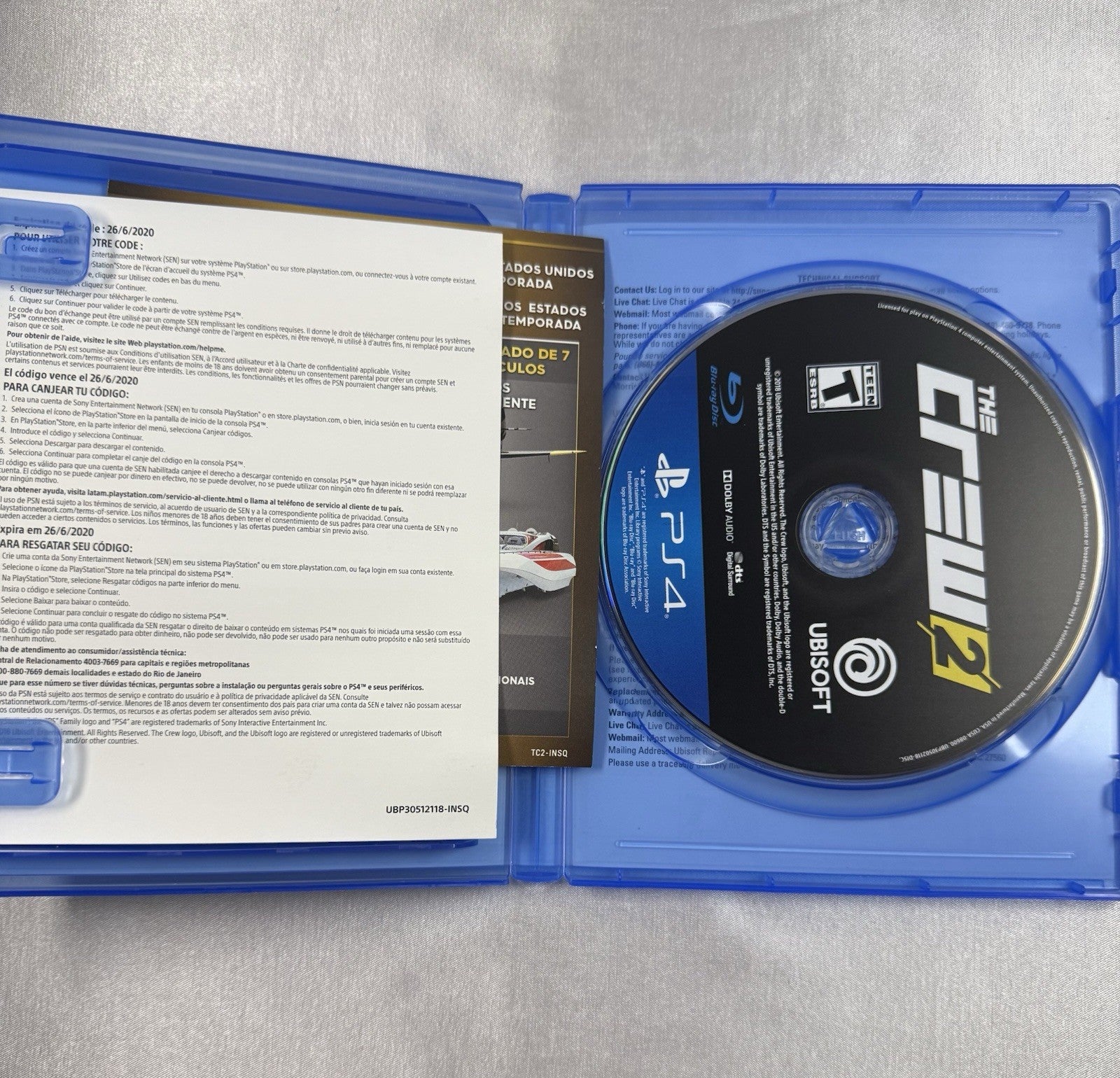 The Crew 2 (PlayStation 4 / PS4) | CIB | Tested & Working | Complete-In-Box