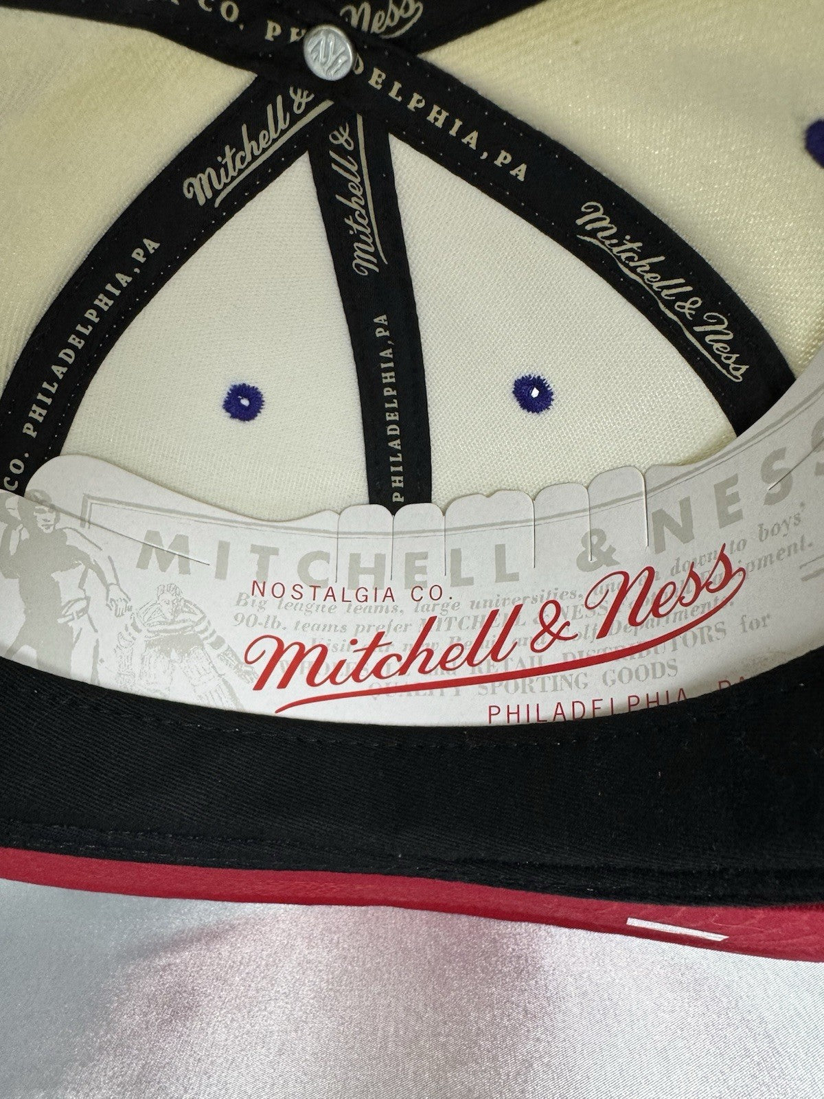 Mitchell & Ness Toronto Raptors Hardwood Classics Fitted 7 1/4