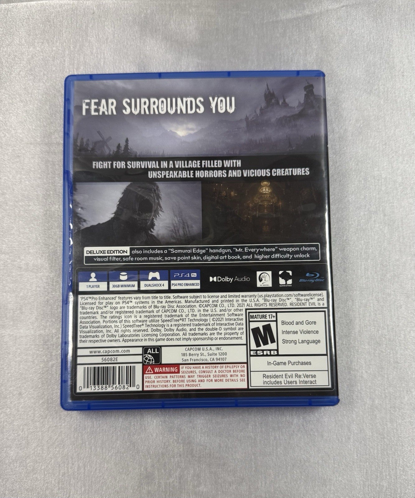Resident Evil Village (PS4) | CIB | Tested & Working | Complete-In-Box