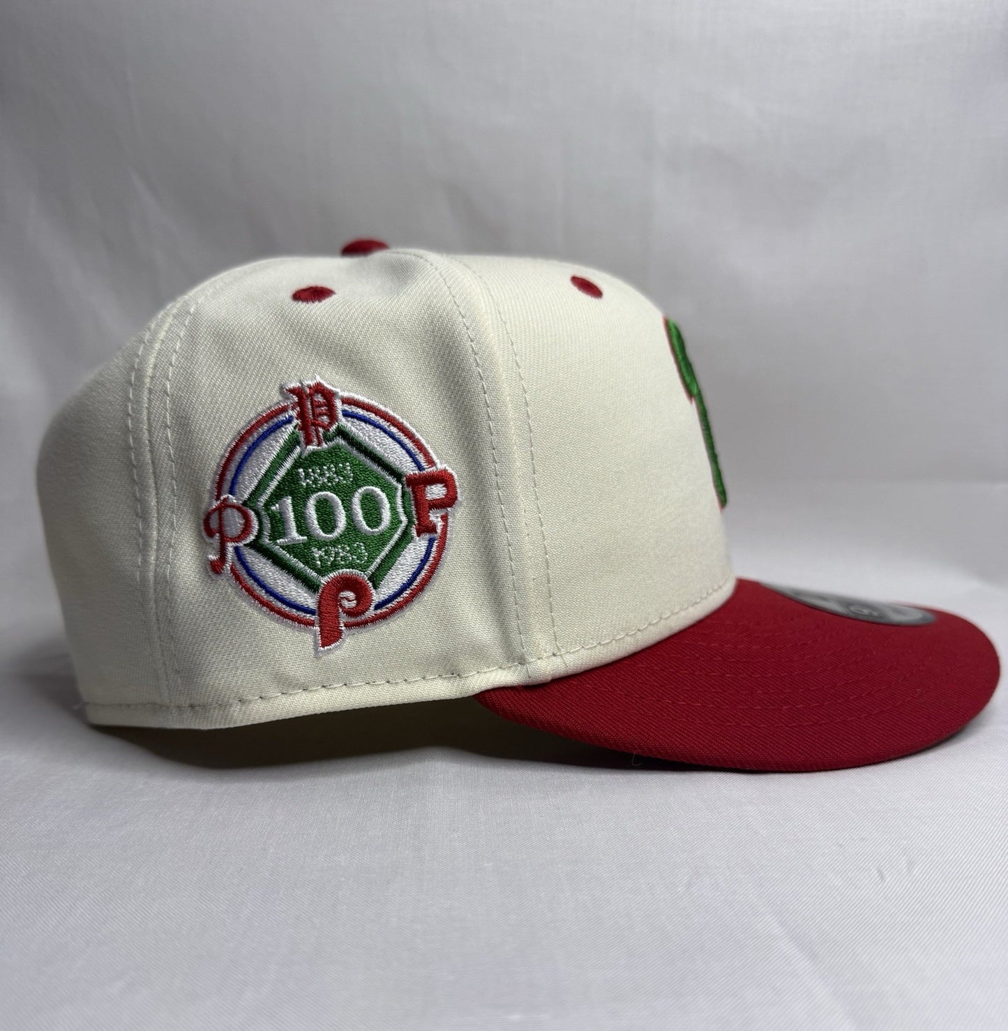 New Era 9FIFTY Philadelphia Phillies 100th Anniversary Snapback - Curved Visor