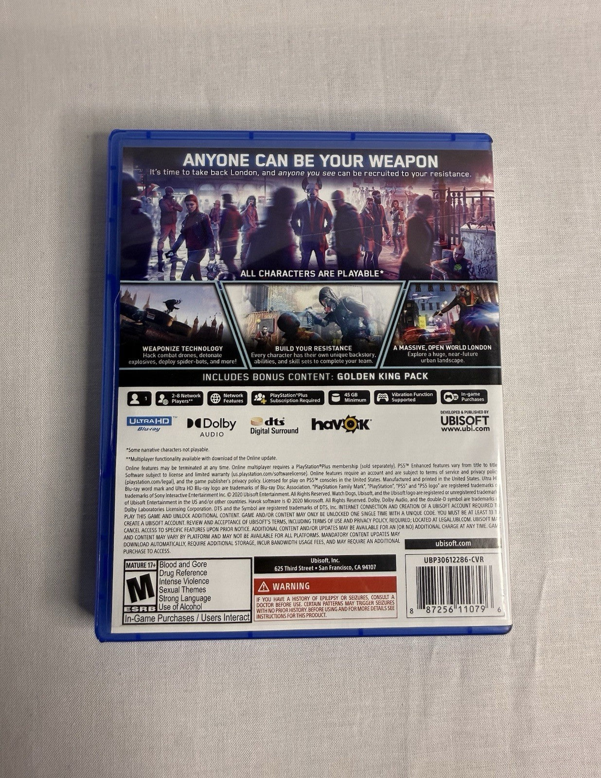 Watch Dogs: Legion - Standard Edition - Sony PlayStation 5