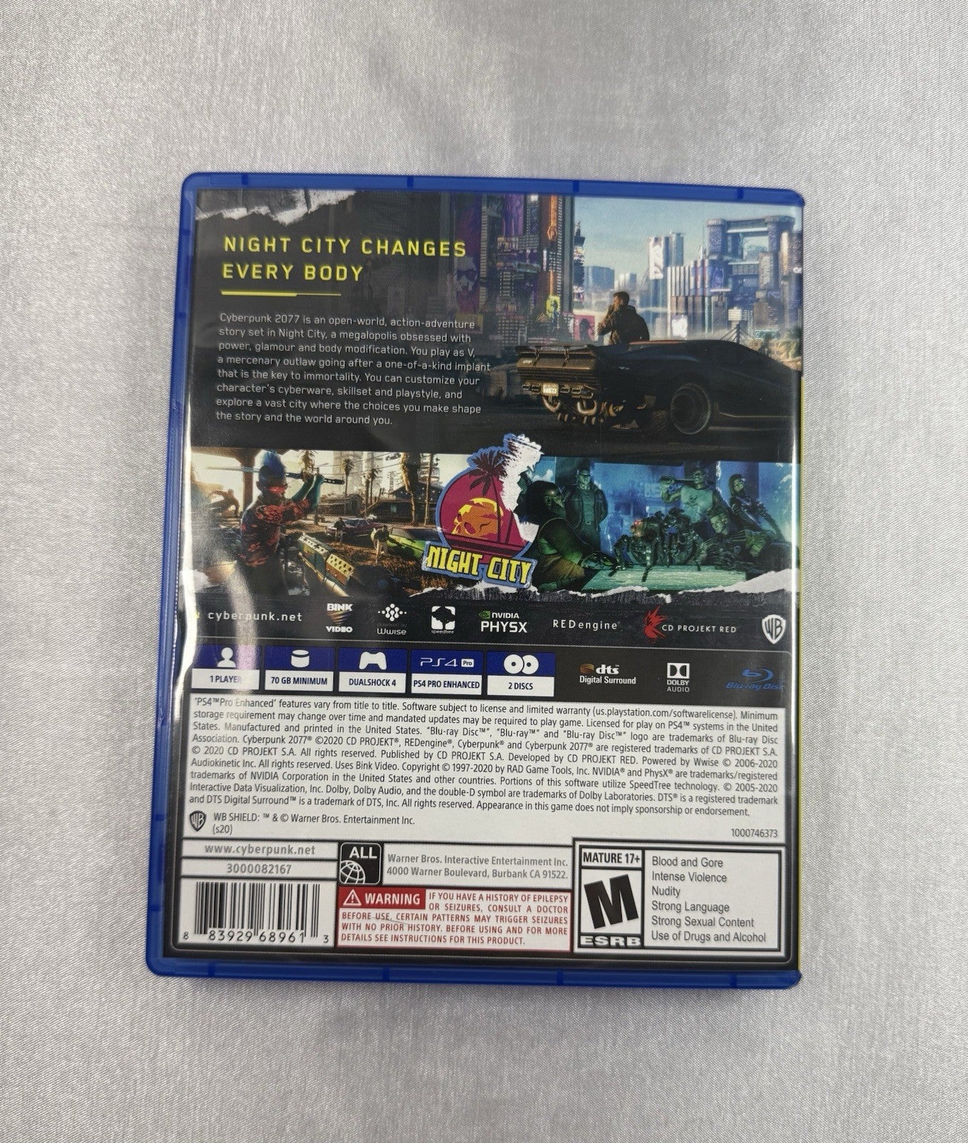 Cyberpunk 2077 – PS4 (Used) – Special Edition Extras Included